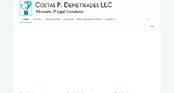 Desktop Screenshot of demetriadesllc.com